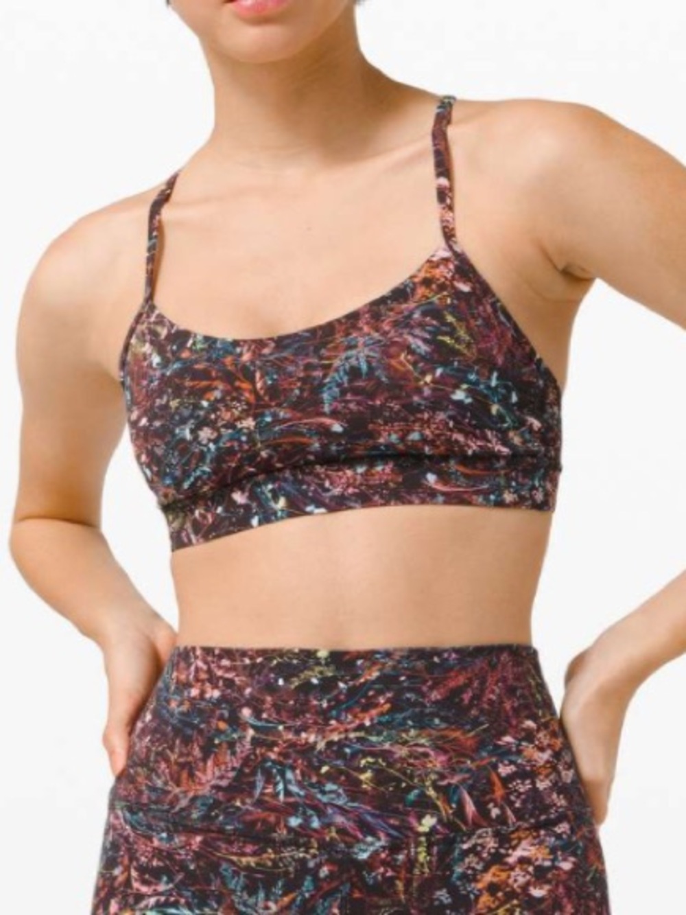 Lululemon flow Y bra Nulu light support